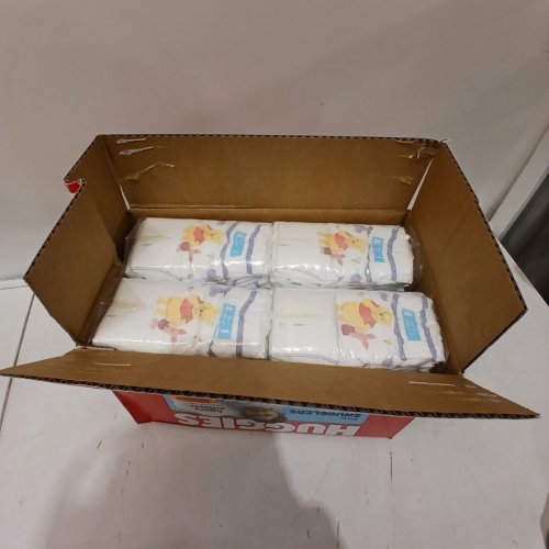 96PK HUGGIES LITTLE SNUGGLERS DISPOSABLE GENTLE SKIN PROTECTION BABY DIAPERS - SIZE 1 - DISNEY WINNIE THE POOH image 2