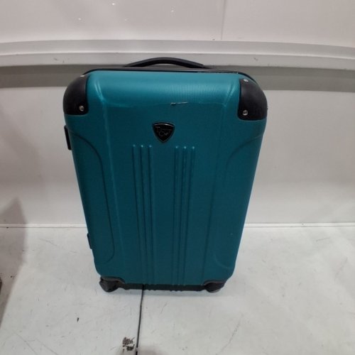TRAVELERS CLUB CHICAGO HARDSIDE EXPANDABLE SPINNER LUGGAGE - 20" - TEAL (MODEL: HS-20720-EX-360N) image 2