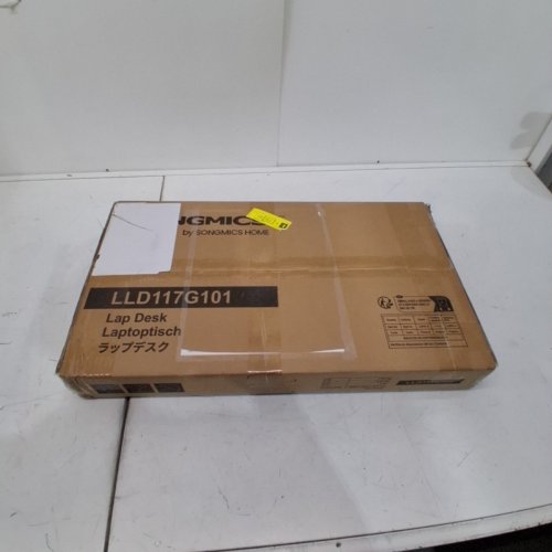 SONGMICS ADJUSTABLE LAPTOP DESK - 20" X 12" - WHITE (MODEL: LLD117G101) image 2