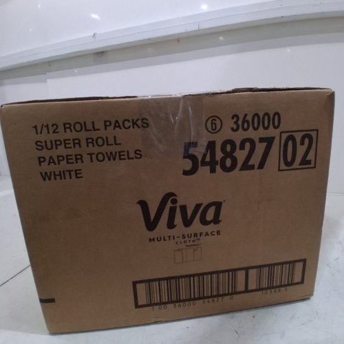 12PK VIVA MULTI-SURFACE CLOTH PAPER TOWELS SUPER ROLLS - 81 SHEETS PER ROLL image 3