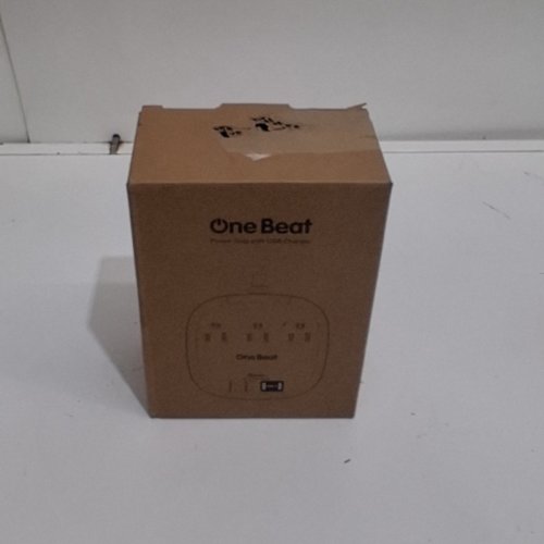ONE BEAT DESKTOP POWER STRIP 3 OUTLETS AND 2 USB AND 1 USB-C 15A - 5FT - WHITE image 5