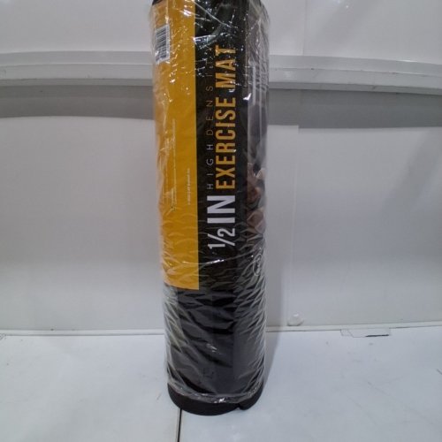 CAP BARBELL HIGH DENSITY EXERCISE YOGA MAT WITH STRAP - 24" X 68" - BLACK (MODEL: MTIS-6523-12BK) image 5