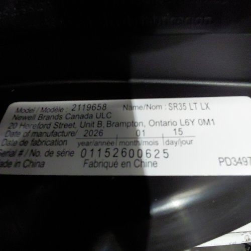 GRACO SNUGRIDE 35 LITE LX INFANT CAR SEAT - MAX WEIGHT 34LBS - BLACK/GREY (MODEL: 2119658) image 2
