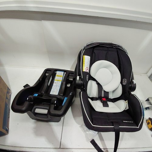 GRACO SNUGRIDE 35 LITE LX INFANT CAR SEAT - MAX WEIGHT 34LBS - BLACK/GREY (MODEL: 2119658) image 3