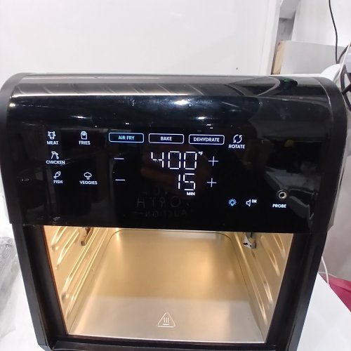 CHEFMAN EXACTEMP 5-IN-1 AIR FRYER WITH INTEGRATED SMART COOKING THERMOMETER, 28 TOUCHSCREEN XL CONVECTION OVEN WITH AUTO SHUTOFF - 11.4L - BLACK - (MODEL:‎RJ38-RDO-PV12) image 2