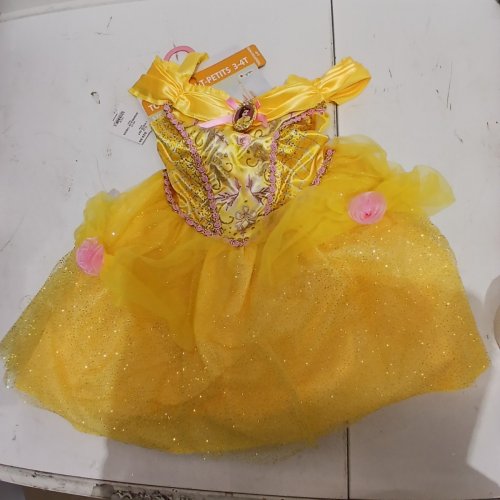 BABY GIRL DISNEY BABY BELLE INFANT COSTUME - 3T - 4T - YELLOW image 2