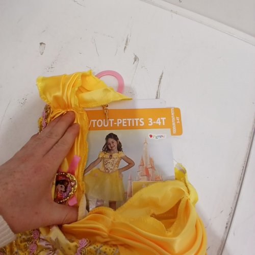 BABY GIRL DISNEY BABY BELLE INFANT COSTUME - 3T - 4T - YELLOW image 3