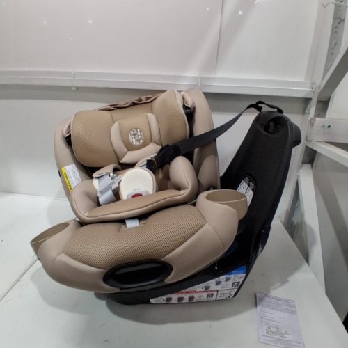 CYBEX GOLD CALLISTO G 360 ROTATING ALL-IN-ONE CONVERTIBLE CAR SEAT WITH SAFETY ASSURE PROTECTION SYSTEM - 120LBS MAX - ALMOND BEIGE (MODEL: 524000601) image 3