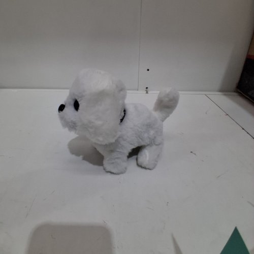 ELECTRONIC ROBOT PLUSH PUPPY DOG TOY - 6.7" - WHITE image 4