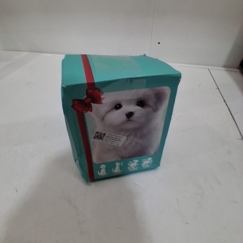 ELECTRONIC ROBOT PLUSH PUPPY DOG TOY - 6.7" - WHITE image 5
