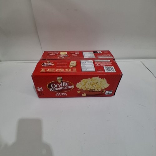 24PK ORVILLE REDENBACHER MICROWAVE POPCORN - 99G EACH - EXTRA BUTTERY image 4