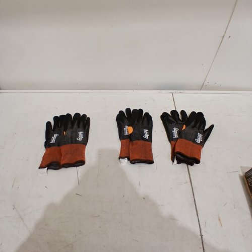 3PK WORKTUFF CUT-RESISTANT GLOVES - XLARGE - BLACK / BROWN (MODEL: 1966284) image 2