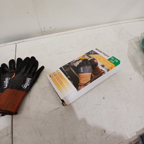 3PK WORKTUFF CUT-RESISTANT GLOVES - XLARGE - BLACK / BROWN (MODEL: 1966284) image 3