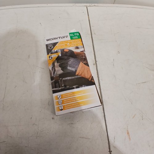 3PK WORKTUFF CUT-RESISTANT GLOVES - XLARGE - BLACK / BROWN (MODEL: 1966284) image 4