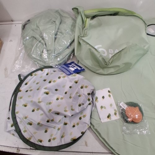 BABY MOOV AQUANI FOLDABLE BABY BEACH TENT - GREEN/GRAY - (MODEL: A035221_US) image 3