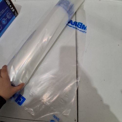 CERTAINTEED MEMBRAIN UNFACED AIR BARRIER & SMART VAPOR PLASTIC SHEETING - 10FT 4" X 100FT - CLEAR (MODEL: 409748) image 3