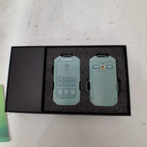 2PC LETWESAF ACCURATE 1/2 MILE RANGE WATERPROOF RADAR MOTION ALARM SYSTEM - GREEN (MODEL: HLIGM1G) image 3
