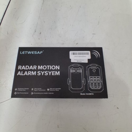2PC LETWESAF ACCURATE 1/2 MILE RANGE WATERPROOF RADAR MOTION ALARM SYSTEM - GREEN (MODEL: HLIGM1G) image 5