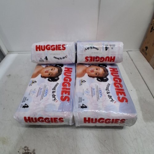 124PK HUGGIES SNUG AND DRY DIAPERS - SIZE 4 image 3