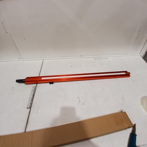O'SKOOL 24" STRAIGHTEDGE WITH BAND SAW FENCE - 24" - ORANGE image 3