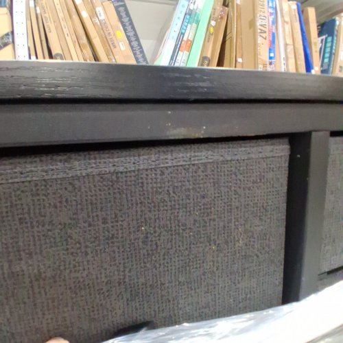 EXENORAY 16 FABRIC DRAWER LONG DRESSER WITH CHARGING STATION - 51" - 374 LBS CAP - BLACK/GREY image 7