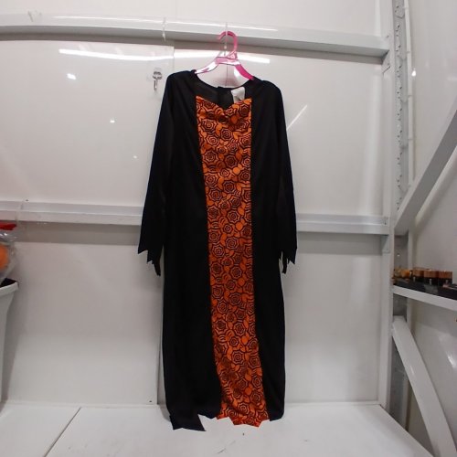 3PC GIRLS RUBIES WITCH COSTUME - LARGE (10-12) - BLACK/ORANGE (STYLE: 701424) image 2