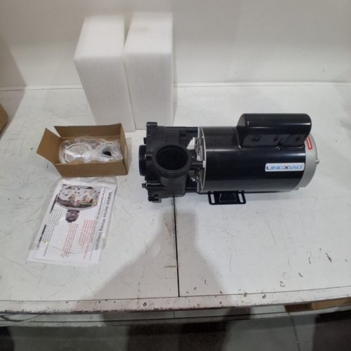LINGXIAO SPA HOT TUB PUMP MOTOR WITH 1 SPEED & 2" PORT - 220-240 V - 4 H/P - 202 GPM - BLACK (MODEL: 56WUA400-I) image 3