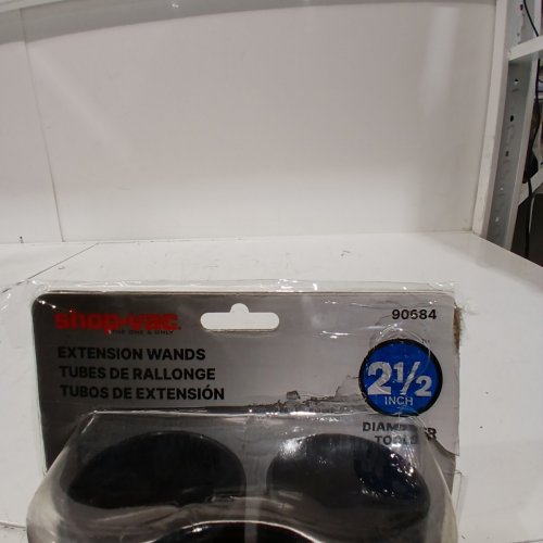 2PC SHOP-VAC 2.5" EXTENSION WANDS - BLACK (MODEL: 90684) image 3