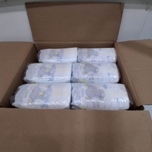 186PK PAMPERS SWADDLERS DISPOSABLE DIAPERS - SIZE 2 image 2