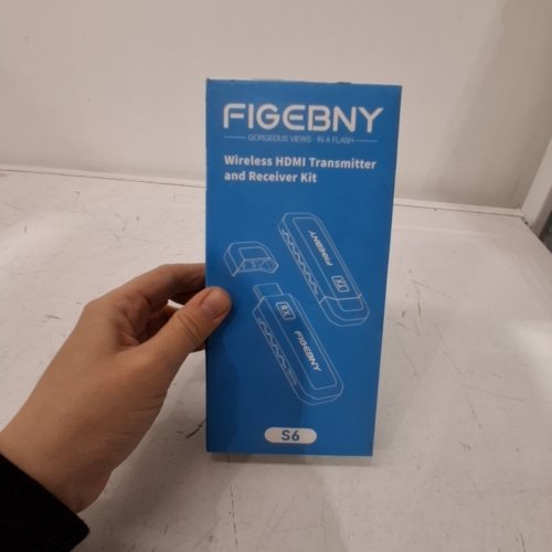 FIGEBNY WIRELESS HDMI TRANSMITTER AND RECEIVER - 4K - 1080P - WHITE (MODEL:S6) image 3