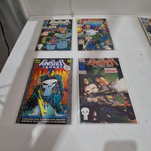 4 asstd MARVEL THE PUNISHER COMIC BOOKS - PUNISHER THE FINAL DAYS #58, PUNISHER ARMORY #6, PUNISHER AND NIGHTSTALKER #6, AND PUNISHER WAR ZONE #7 - VARIOUS AUTHORS image 2