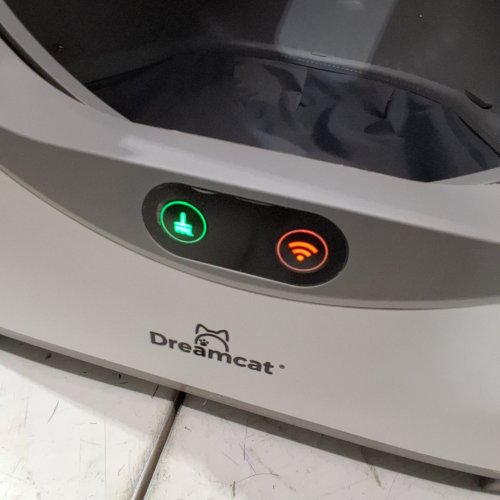 ELLENPENT AUTOMATIC SELF-CLEANING CAT LITTER BOX WITH APP CONTROL AND SAFETY SENSOR - 90L CAPACITY - GREY/WHITE (MODEL: CH-ICB019) image 2