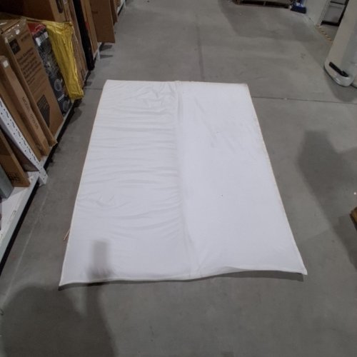LAZYZIZI ELEVATED WEDGE STYLE MACHINE WASHABLE MATTRESS TOPPER - 5" QUEEN - WHITE image 2