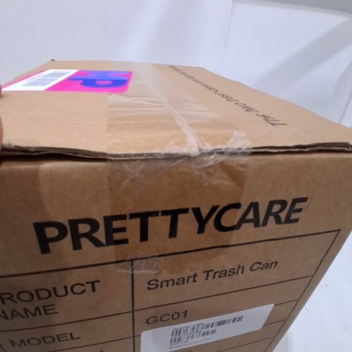 2PK PRETTYCARE SMART TRASH CAN -IPX5 - 3.6 GAL - BLACK (MODEL: GC01) image 4