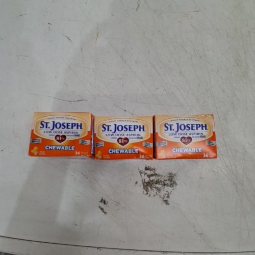 3 (36PK) ST JOSEPH LOW DOSE CHEWABLE ASPIRIN TABLETS - ORANGE FLAVOUR (108 TOTAL) image 2
