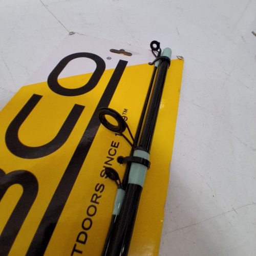 ZEBCO RAMBLER 2 PIECE SPINNING FISHING ROD - 63" - BLACK/MINT GREEN - (MODEL: RAMSP532) image 3