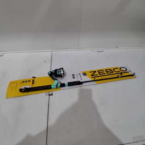 ZEBCO RAMBLER 2 PIECE SPINNING FISHING ROD - 63" - BLACK/MINT GREEN - (MODEL: RAMSP532) image 5