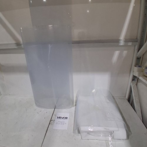 3PC TRANSPARENT ROUND CYLINDER PLINTH PEDESTAL WEDDING FLOWER STANDS WITH PVC LIDS - 23.6" / 29.5" / 35.4" - CLEAR (MODEL: LJL-8025) image 3