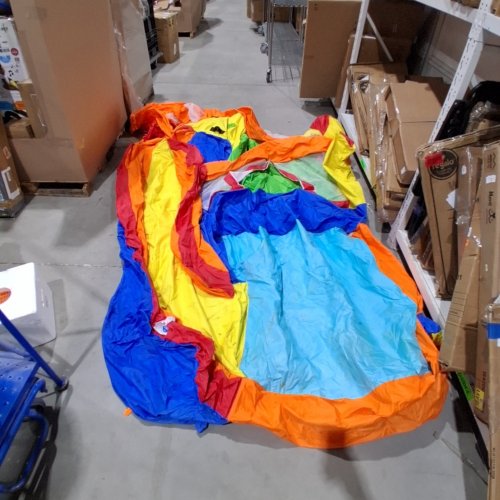 HUAKASTRO INFLATABLE WATER BOUNCY CASTLE WITH AIR BLOWER INCLUDED- MULTICOLOR image 2