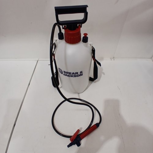 SPEAR & JACKSON HAND PUMP ACTION GARDEN WATERING PRESSURE SPRAYER - 5L - WHITE (MODEL: 5LPAPS) image 3