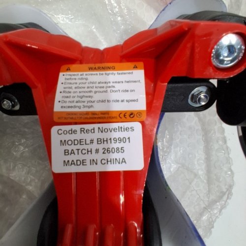 RUGGED RACERS MINI DELUXE 3 WHEEL KICK SCOOTER - SPACESHIP (MODEL: BH19901) image 4