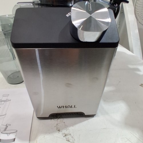 WHALL SLOW JUICER - SILVER / BLACK (MODEL: ZM1913M) image 4