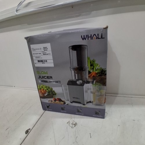 WHALL SLOW JUICER - SILVER / BLACK (MODEL: ZM1913M) image 8