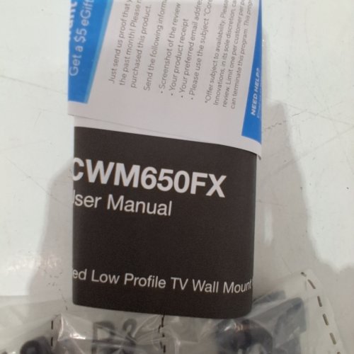 CORE INNOVATIONS LOW PROFILE TV WALL MOUNT - 23" - 65" TV - BLACK (MODEL: CWM650FX) image 2