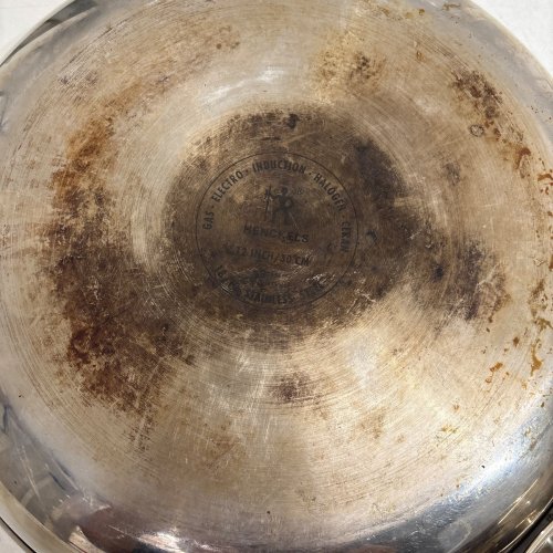 3PC HENCKELS HONEYCOMB PARADIGM FRY PAN SET - 8"/10"/12" - STAINLESS STEEL image 4