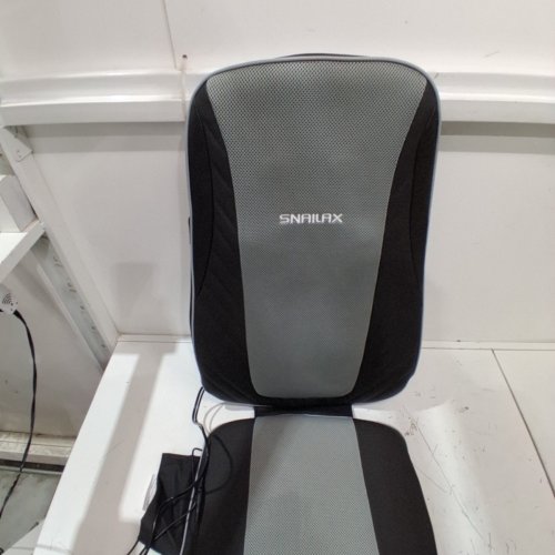 SNAILAX CHAIR BACK MASSAGER WITH HEAT SHIATSU MASSAGE AND VIBRATION - BLACK (MODEL: SL-228) image 2