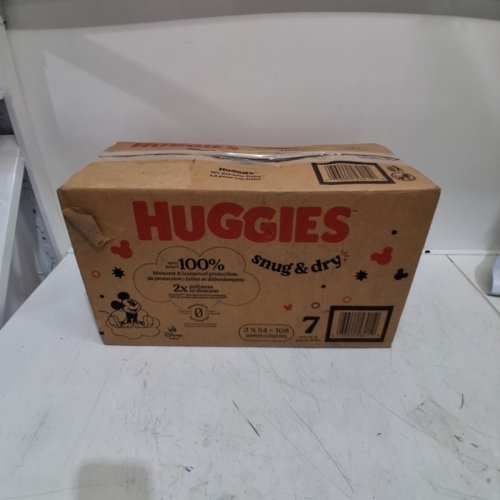 108PK HUGGIES SNUG & DRY DIAPERS - SIZE 7 (41LBS +) - MICKEY MOUSE image 3