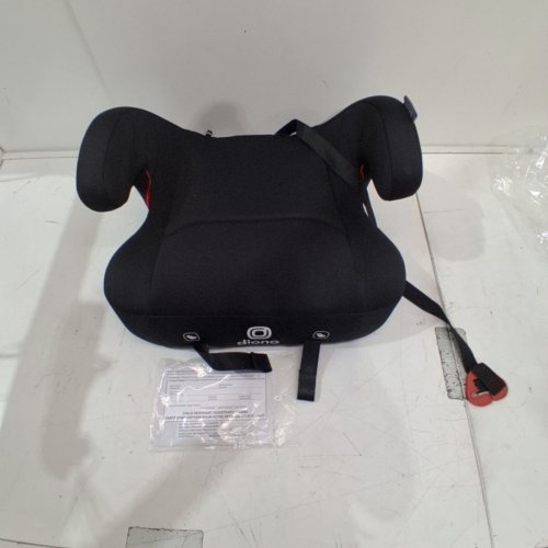 DIONO SOLANA 2 LATCH BACKLESS BOOSTER CAR SEAT WITH CUPHOLDERS AND REMOVABLE WASHABLE COVER - FOR KIDS 40-120LBS - CHARCOAL BLACK (MODEL: 32100-NA-01) image 3