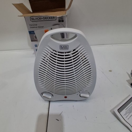 BLACK+DECKER PORTABLE SPACE HEATER WITH OVERHEAT PROTECTION FOR INDOORS - 1500W - WHITE - (MODEL:BHD101W) image 3