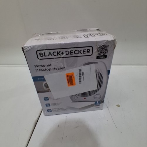 BLACK+DECKER PORTABLE SPACE HEATER WITH OVERHEAT PROTECTION FOR INDOORS - 1500W - WHITE - (MODEL:BHD101W) image 4